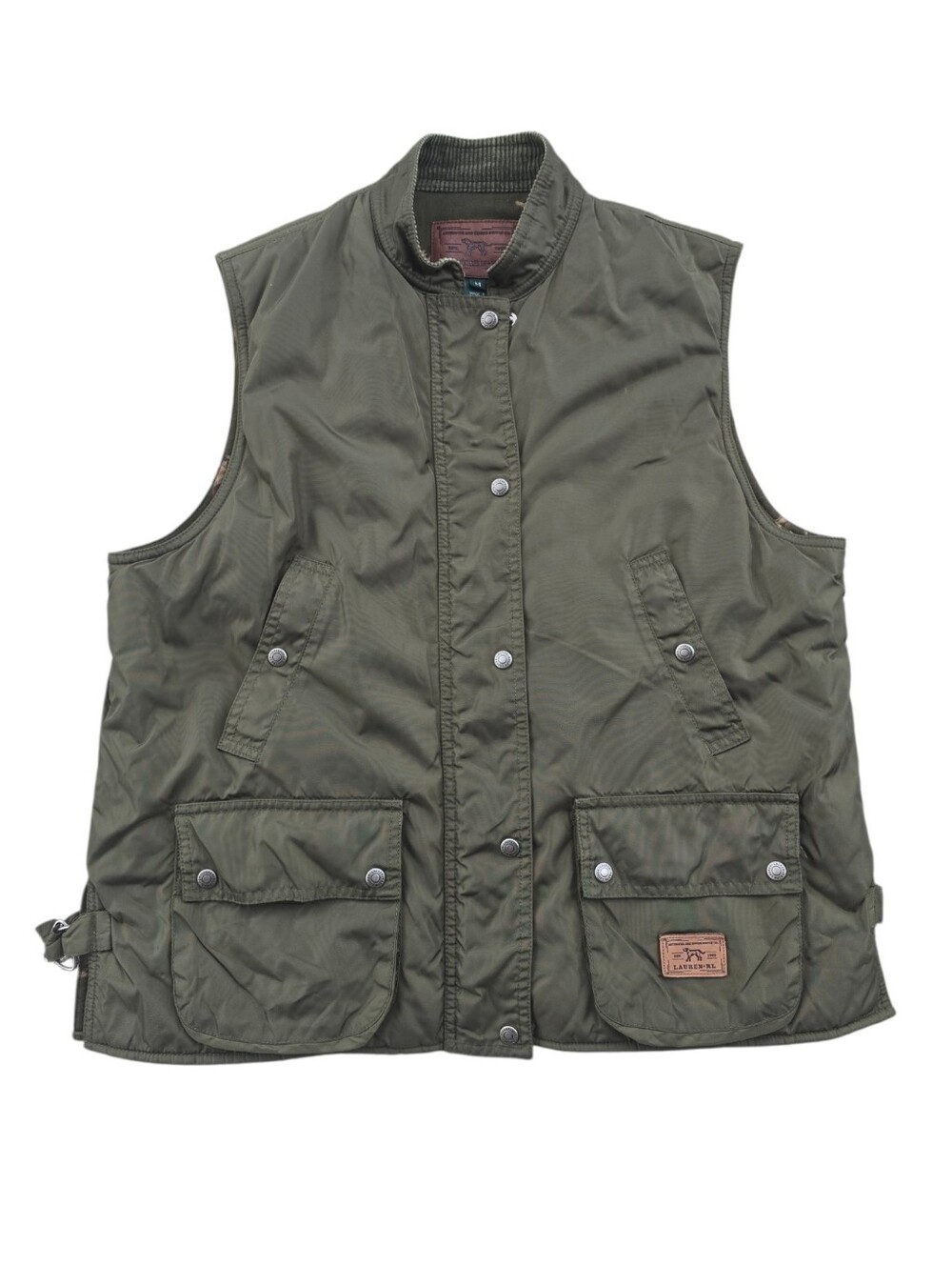 Lauren Ralph Lauren Authentic Dry Goods Supply Unisex Cargo Vest Army Green Med